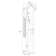 2 Handle Floor Clawfoot Tub Faucet with Diverter