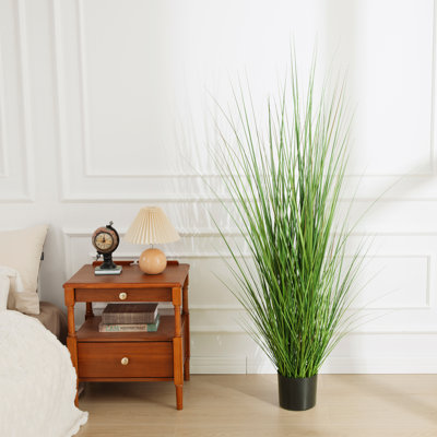 Artificial Faux Foliage Grass in Pot