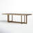 Borne Metal Base Dining Table