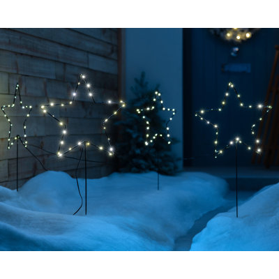 30 cm Solar Twinkle Globe Luminary & Pathway Lights Lamp Lighted Christmas Tree