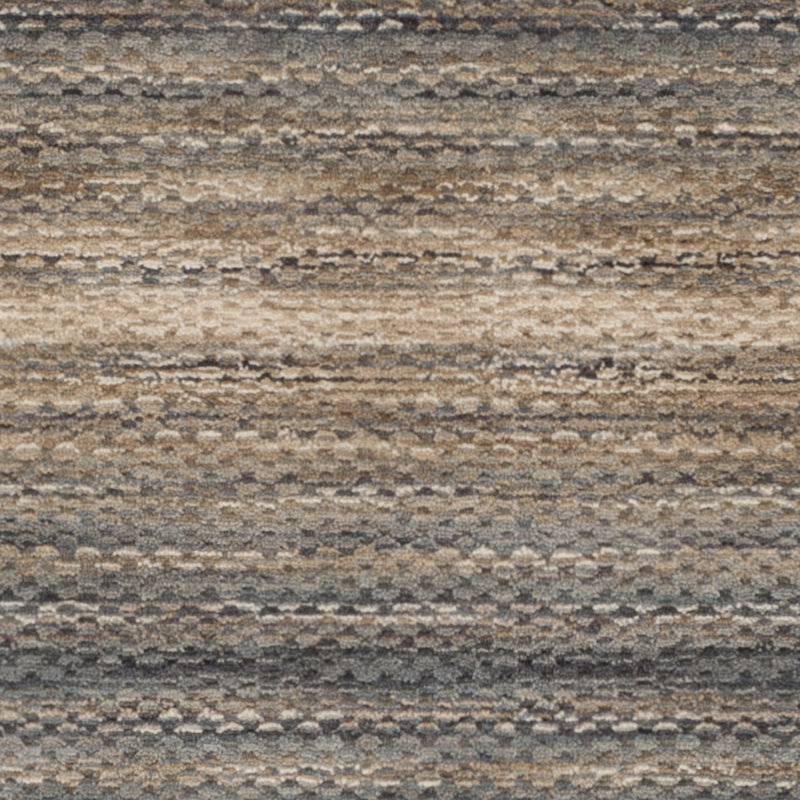 Tapis gris / brun en laine Hossain, Rectangle 2 pi x 3 pi