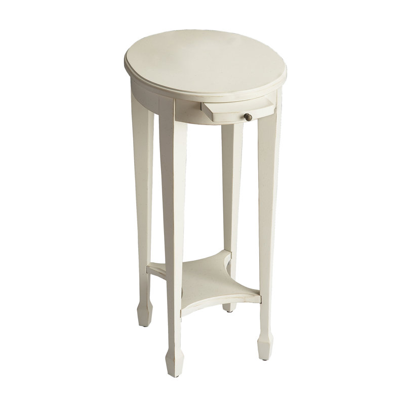 Alcide End Table, White