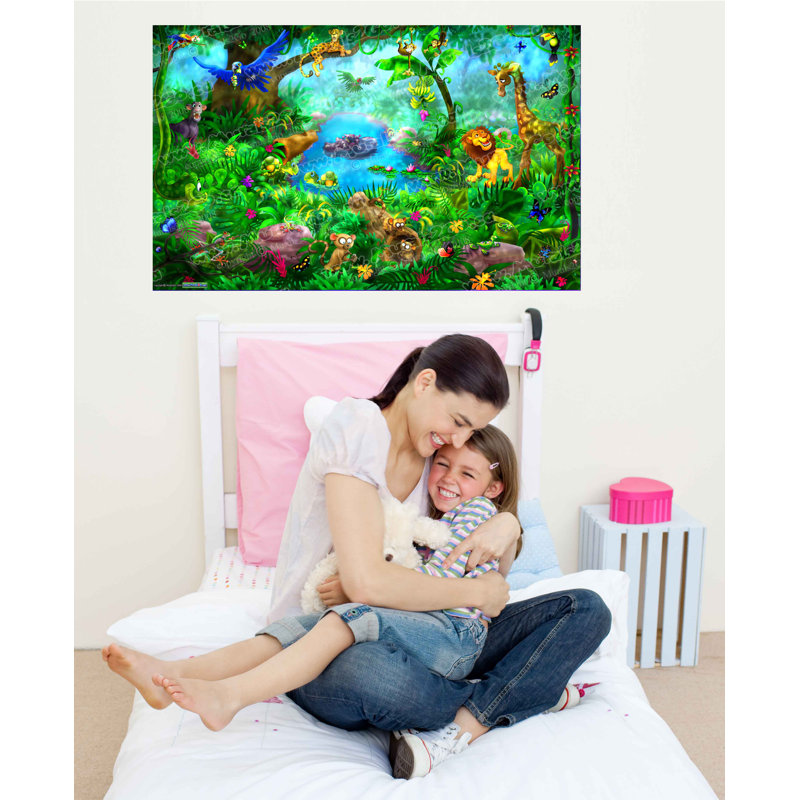 Jungle Wall Decal, 37" H x 60" W