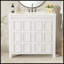 Organisateur de meuble-lavabo 36 po avec lavabo en céramique, armoire de rangement pour salle de bain élégante et fonctionnelle-875644664