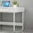 Modern White Study Desk, 47.2 x 29.1 x 23.6 inches | 100% Melamine Coated Particle Board, Thickness: 0.7 inches | Sturdy Metal Legs | Stylish & Functional Design for Home Office & Study Spaces-825144102