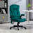 6 Point Vibrating Massage Office Chair With Heat, Microfiber High Back Executive Office Chair With Reclining Backrest, Padded Armrests And Remote-837023932