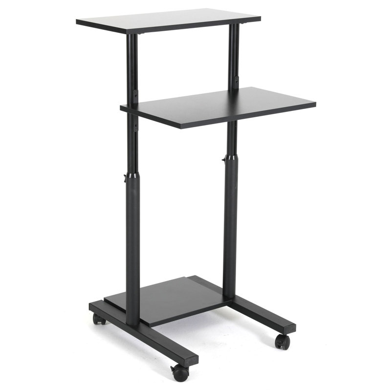 Bureau debout à hauteur réglable Kam, H 48,62 po x L 23,62 po x l 23,62 po
