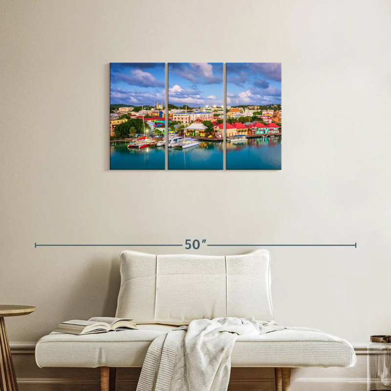 Saint John's Port City, H 20 po x l 33 po