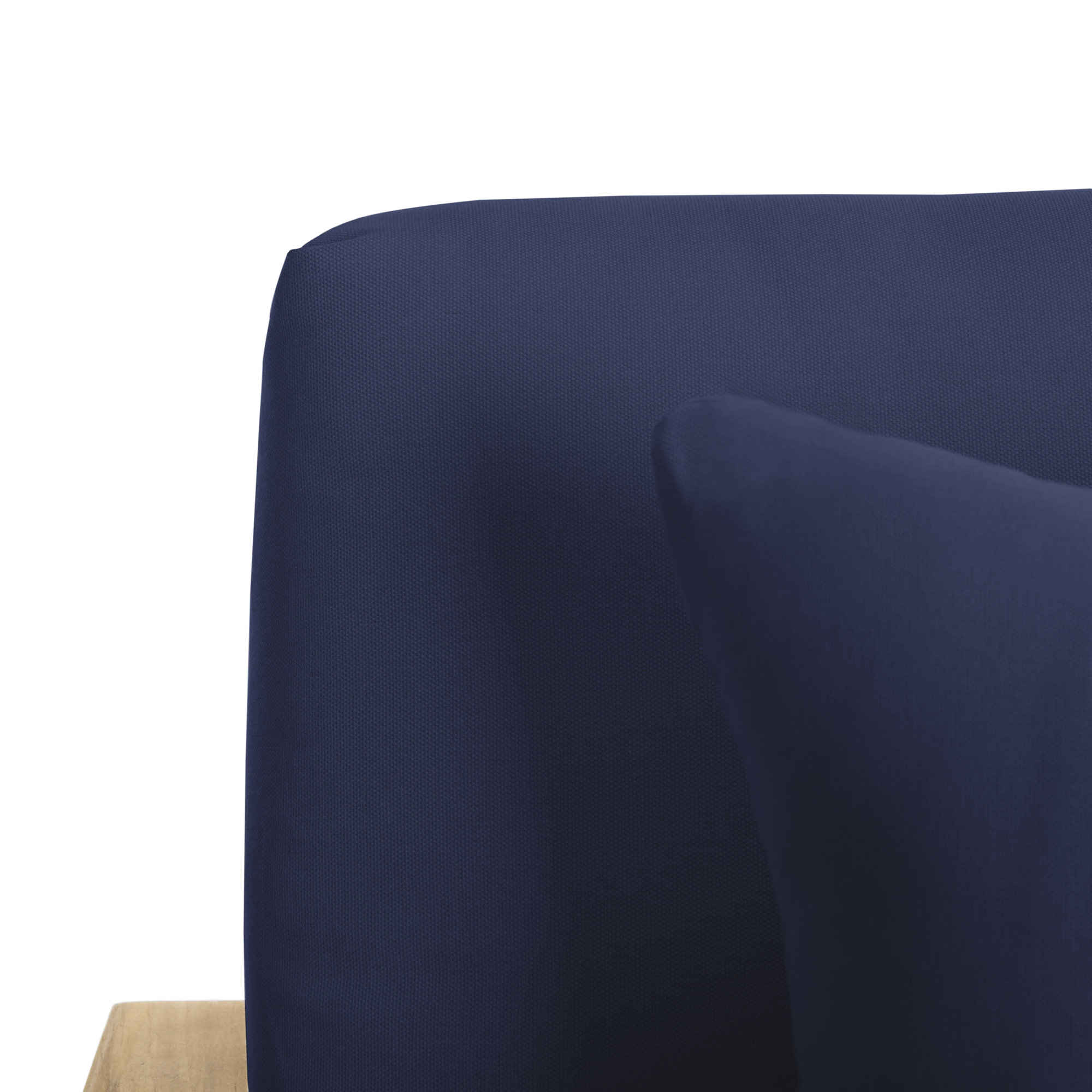 Melrose Outdoor Lounge Chair Cushion Cover, Navy