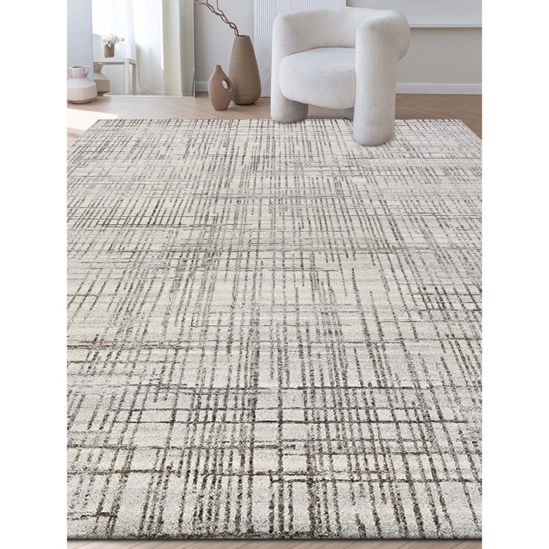 Tapis rectangulaire noué à la main, Rectangle 2 pi 4 po x 3 pi 6 po