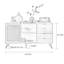 Buffet en rotin de bois massif-213848156