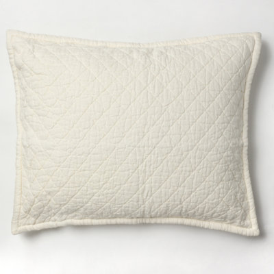 Derek Linen Blend Sham - Euro