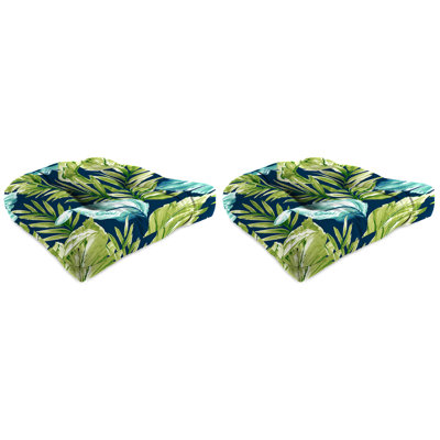 Contoured Outdoor Wicker Seat Cushion
