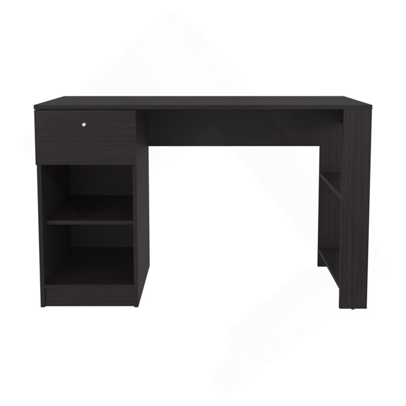 Bureau, bureau, noir, Noir