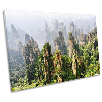 Avatar Mountains China - Wrapped Canvas Print