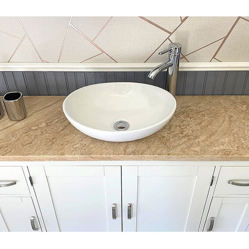 Anzalone 1230mm Single Bathroom Vanity with Vessel Ceramic Basin