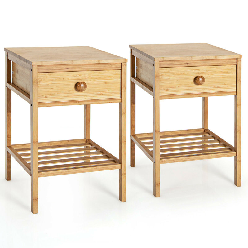 Table de bout avec rangement Dashae