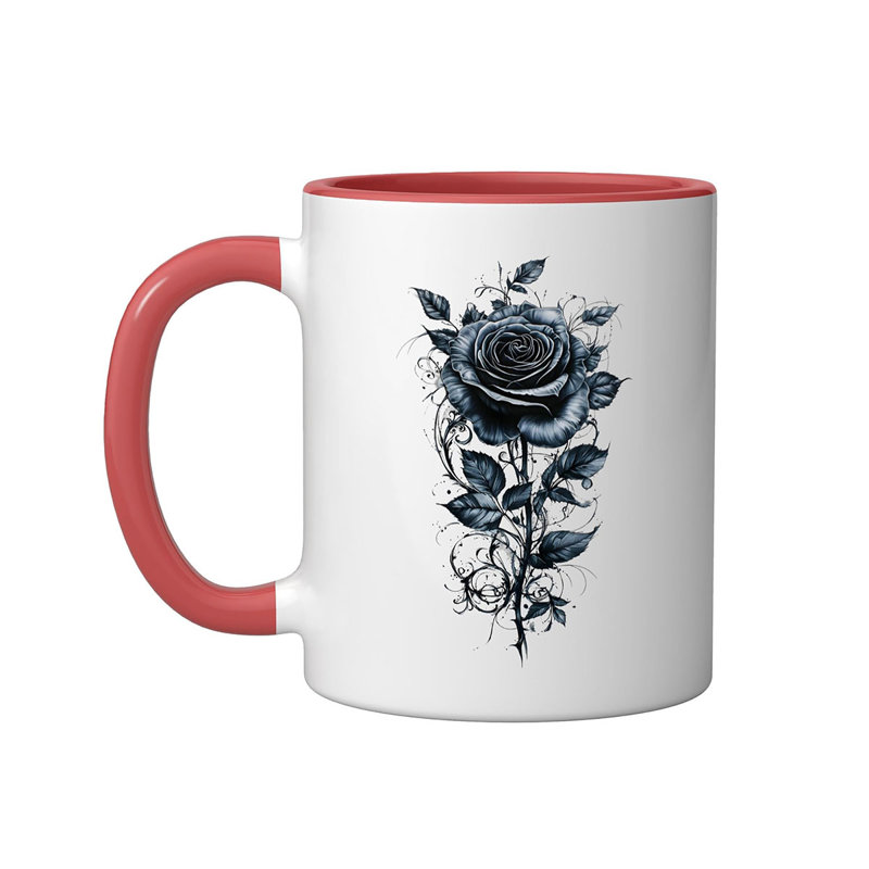 Ceramic Coffee Mug, Red