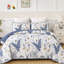 Ensemble de courtepointe 3 pièces à motif de fleurs en dégradé toutes saisons-122256856-122256860