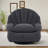 Wide Modern Style Accent Swivel And Rocker Recliner Chair-670688173