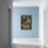 Tableau sur toile représentant une belle femme avec un lion et des tournesols, citations religieuses inspirantes (lot de 1).