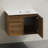 St. Tropez 30" Wall-Mounted Bathroom Vanity In Brown Oak With Black 3-Hole Widespread Sink Top-1250362552-1250362553-1250362555