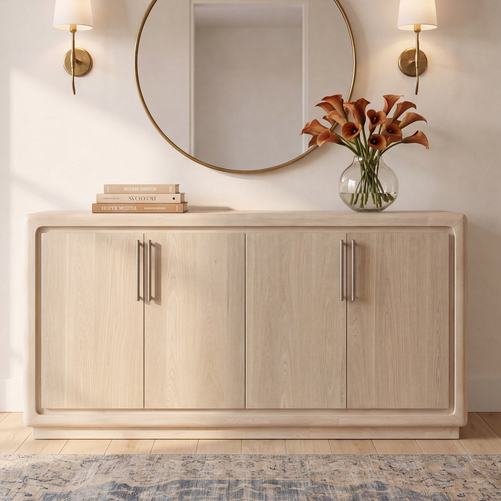 4-Door Sideboard Cabinet