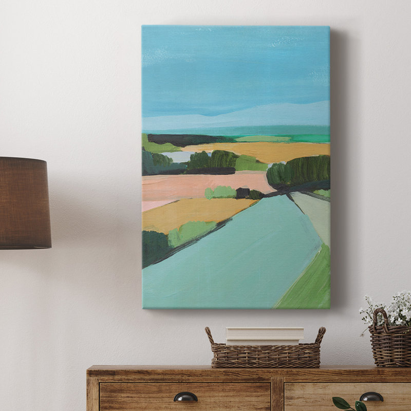 Couleurs vives de campagne II - galerie Cavas sur mesure, H 36 po x l 24 po