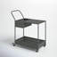 Chambord Bar Cart with Aluminum Frame