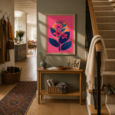 Florals In Golden Light Botanical - Print