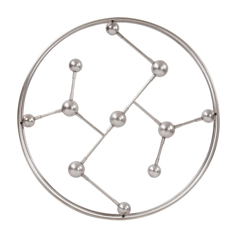 Modern Abstract Wall Decor on Metal