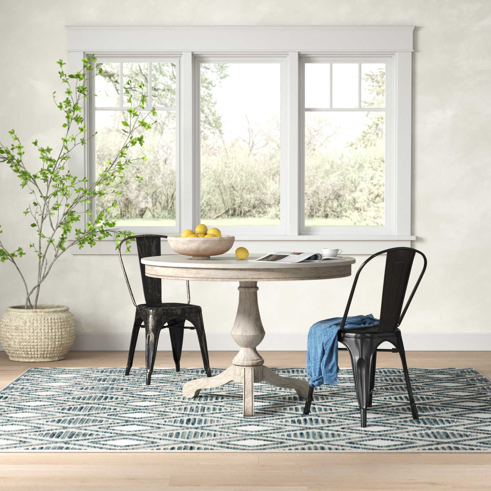Aberdale 44" Dining Table, Gray