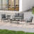 Nickita Outdoor Metal 4-Person Patio Set With Two Tables And Cushions-212819895