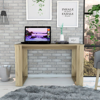 Lacey Rectangle Computer Desk Smokey Oak