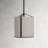 Pasadena 1 - Light Black/White Single Pendant