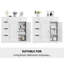 Rhonwen 81cm W Bathroom Storage  Cabinet with Drawers and Adjustable Shelves