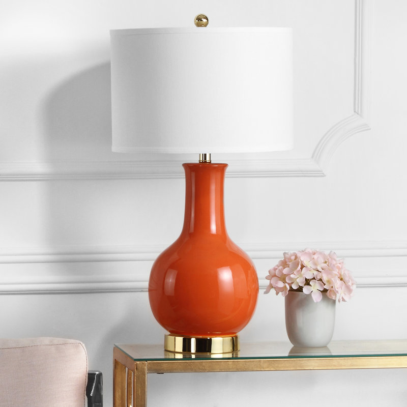 Lampe de table 27,5 po SantaAna, Orange