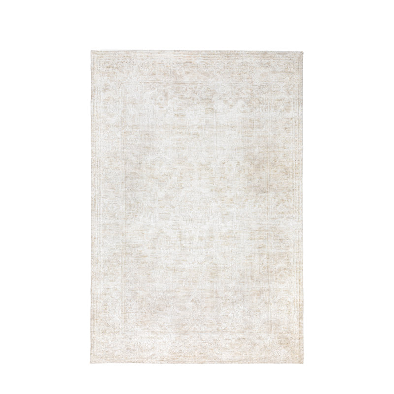 Mario Circular Knotted Area Rug, Rectangle 48 x 72cm
