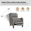Fauteuil inclinable manuel en cuir véritable de 28,75 po de large Neliyah (ensemble de 2)-105356753