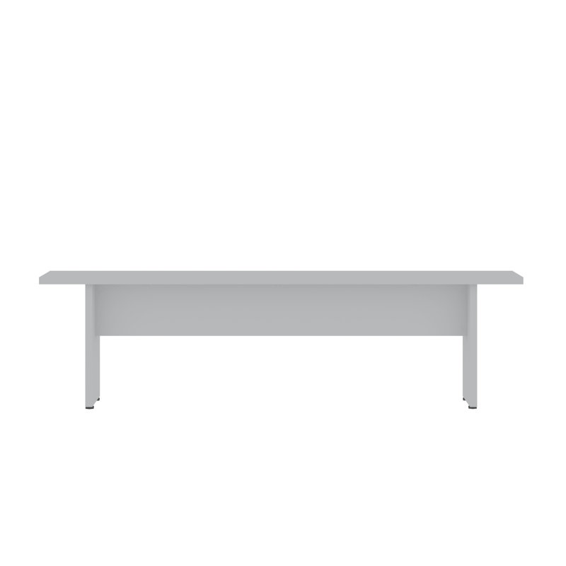 NoMad 68" Modern Dining Bench in White, White