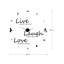 Live Laugh Love Wall Clock