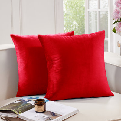  Housse de coussin carré en velours