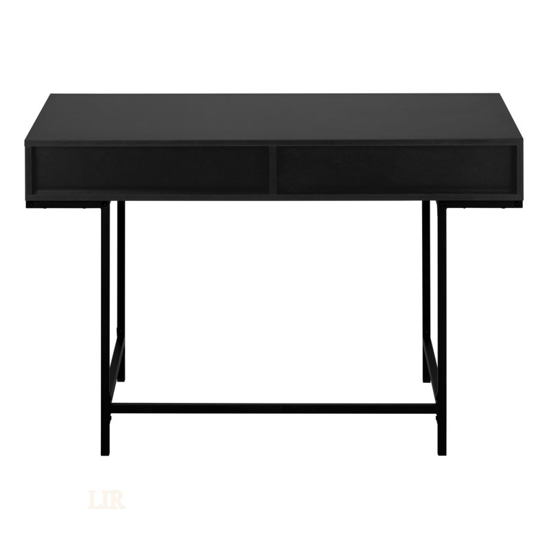 Modern Minimalist Computer Desk, Black