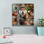 «Hipster Dog - Shiba Inu» par Rey Klimt, art mural sur toile-1519098900