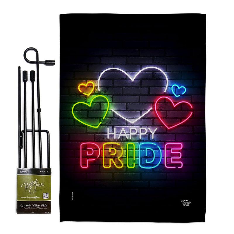 Double Sided 18.5'' H x 13'' W Polyester Kwanzaa Flag Set