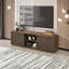 Meuble télé moderne Mid-Century avec rangement et tablettes Adonia de 67,7 po de largeur Adonia