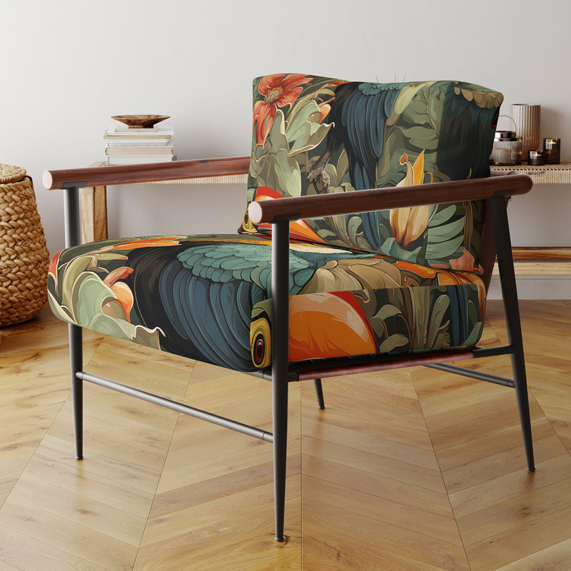 Chaise d'appoint tapissier Toucan, Noir