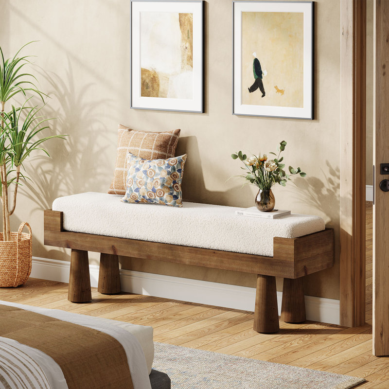 Upholstered Entryway Bench