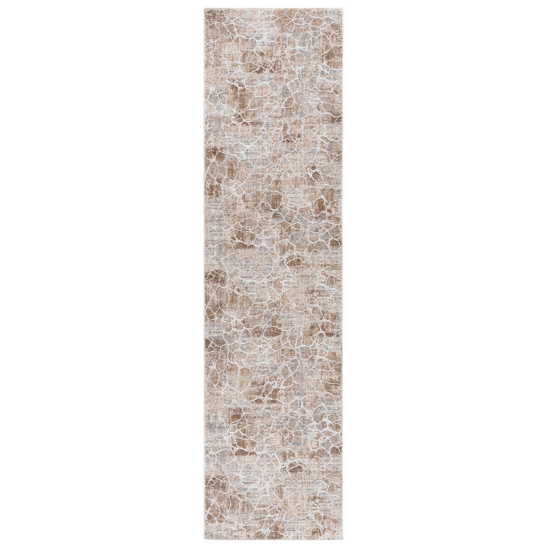 Finley Modern 330 Performance Abstract Rug, Runner 2'2" x 10'