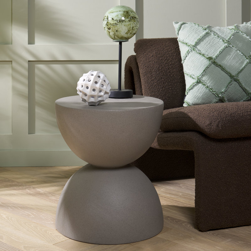 Table d'appoint Sijka, Gris